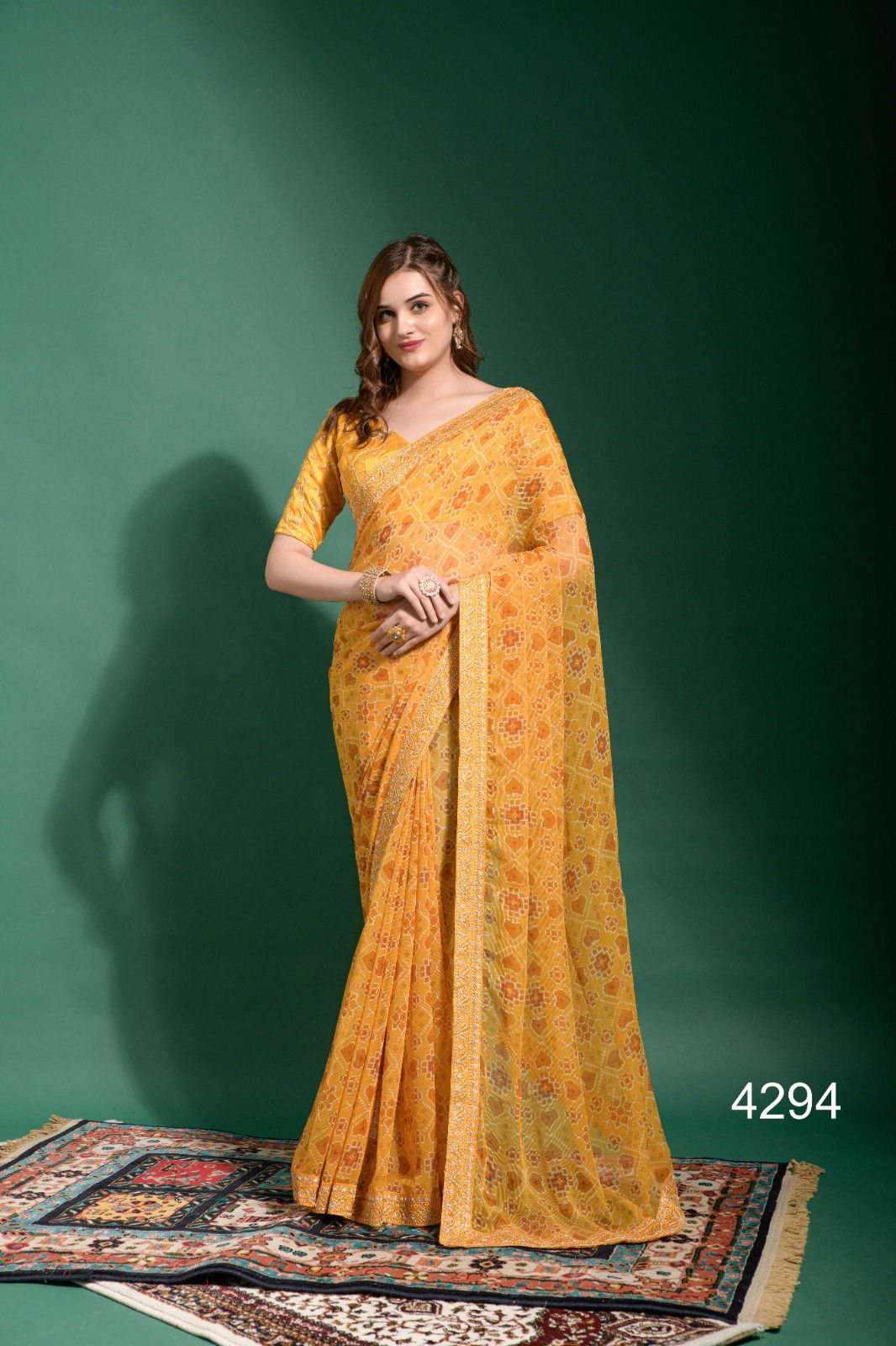 Nazneen Patola 4289 Ethnic Wear Wholesale Printed Sarees Catalog